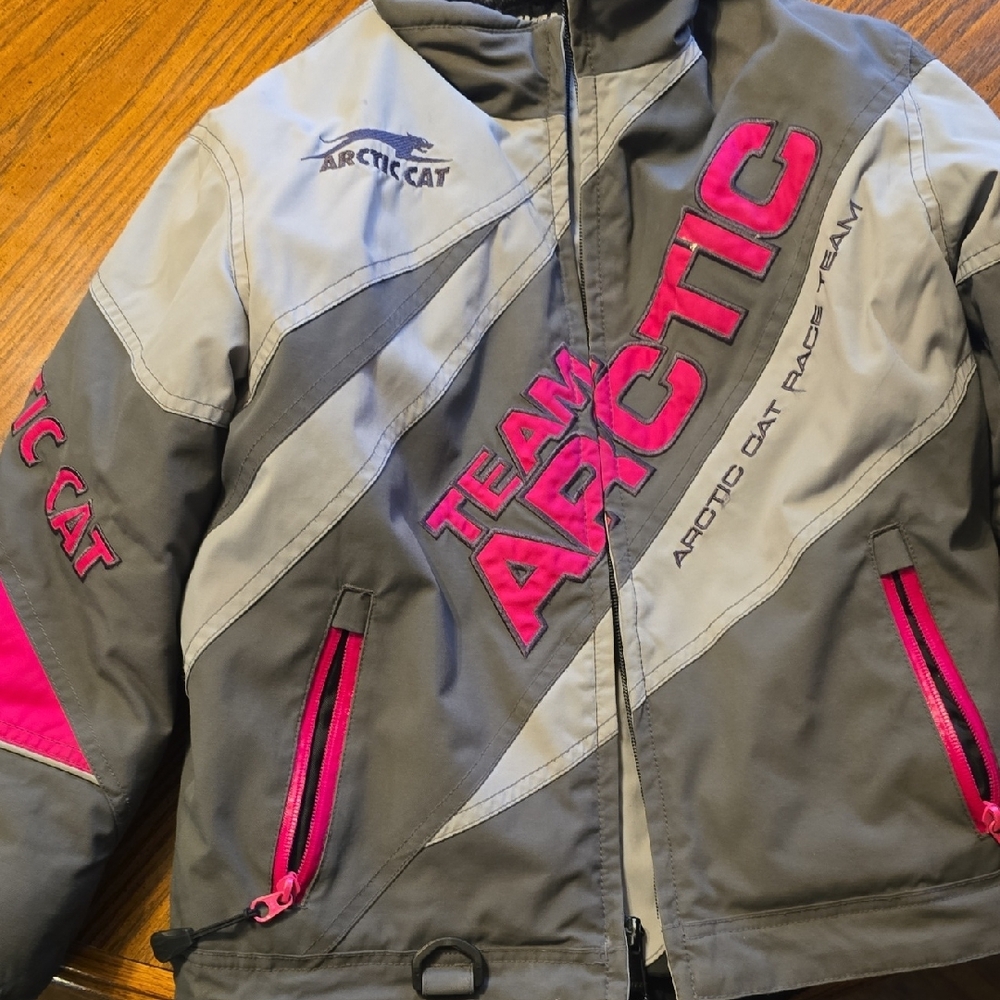Kids Jacket - Gray and Pink